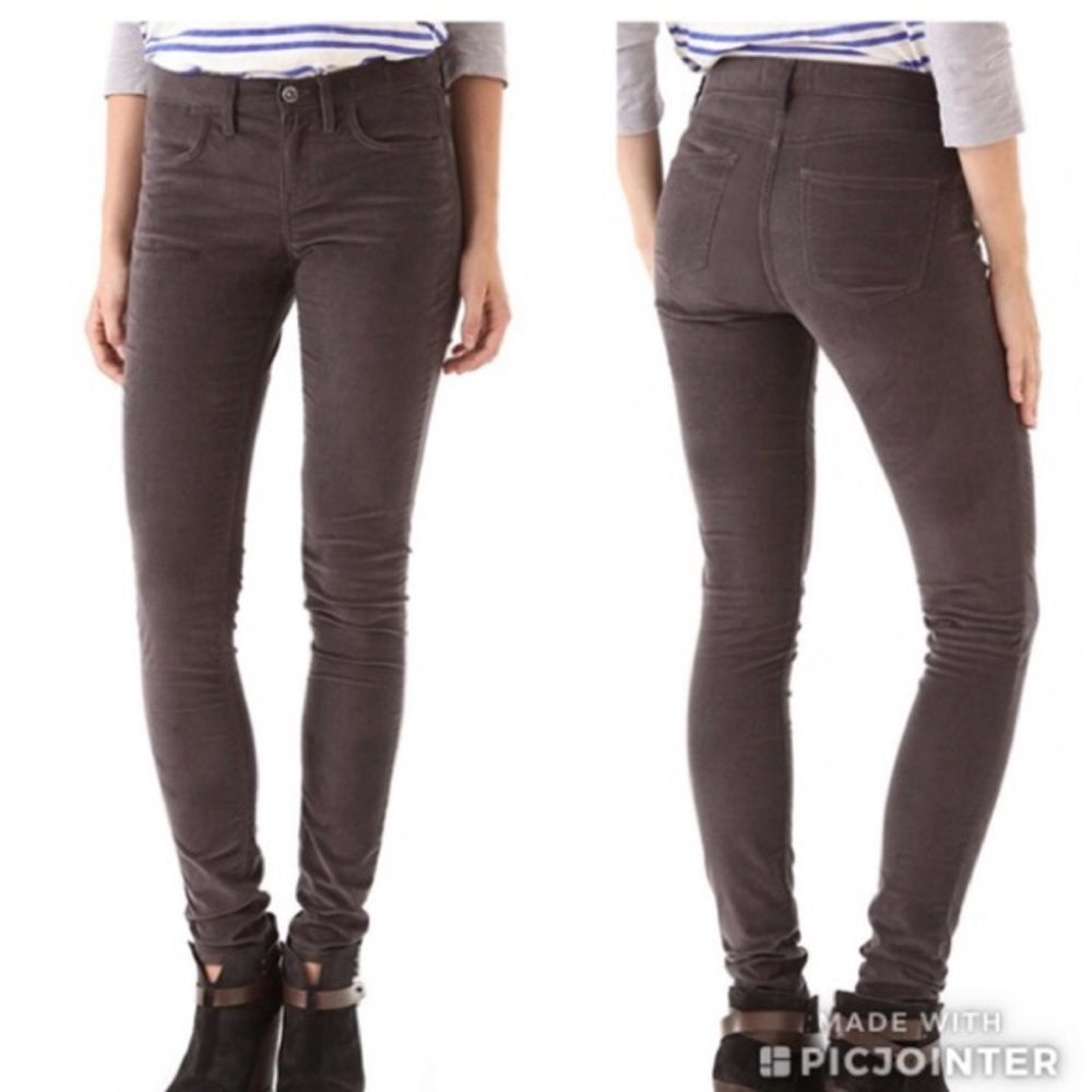 Madewell Corduroy Skinny Brown Jeans